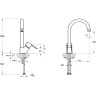 Смеситель VITRA WIN S для кухни A42578EXP